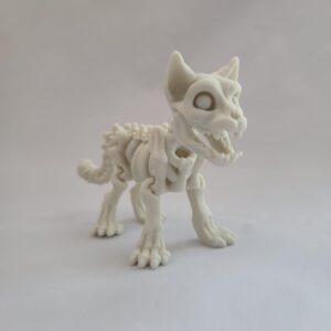 gato esqueleto